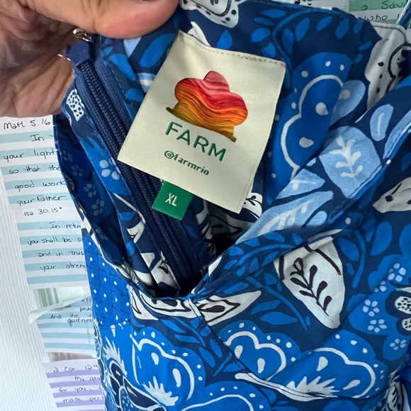 Farm Rio Full of Flowers Sweetheart Midi Dress - Picture 5 of 8